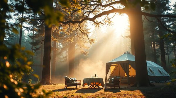 Camping de luxe : vos vacances enchantées au cœur de la nature