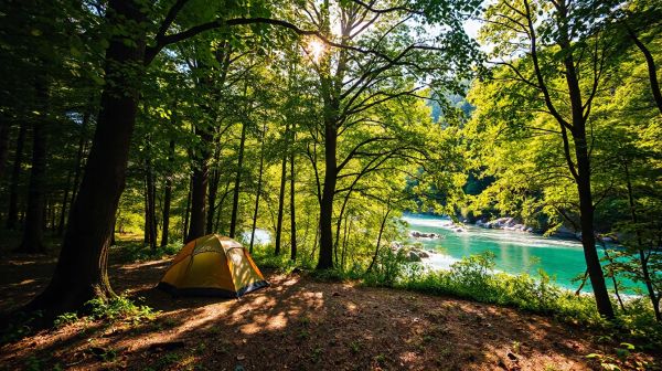 Explorez la magie de la nature au camping les mathes