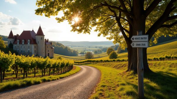 Route des grands crus de Bourgogne : itinéraire et vignobles inoubliables